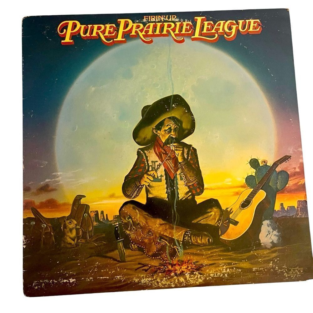 VINTAGE PURE PRAIRIE LEAGUE - FIRIN UP’ LP‎ VINYL RECORD CLASSIC COUNTRY ROCK